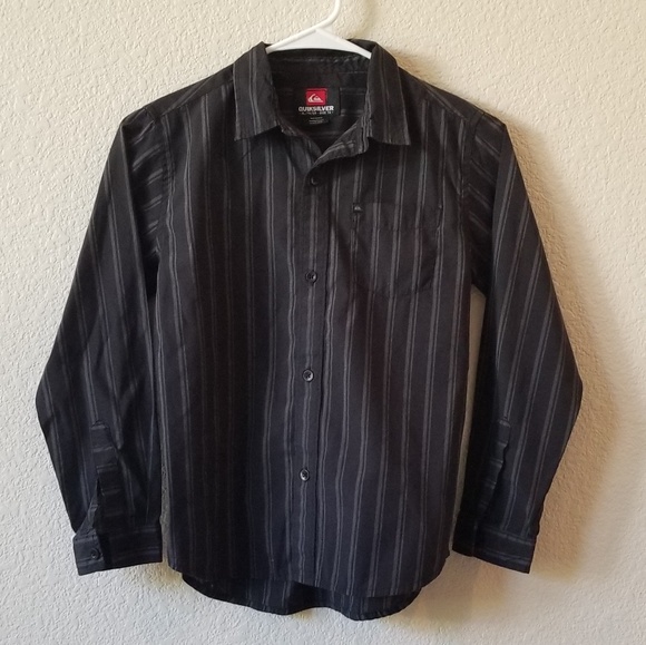 Quik Silver Boys Long Sleeved Button Down size 7x - Picture 1 of 4